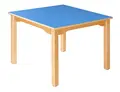 Popul&#228;r laminatbord B80 x D80 cm H52 cm 01 Bl&#229;