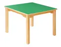 Popul&#228;r laminatbord B80 x D80 cm H52 cm 03 Gr&#246;n