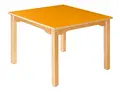 Popul&#228;r laminatbord B80 x D80 cm H52 cm 07 Orange