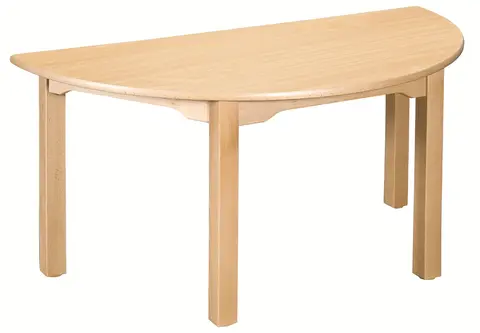 Populär laminatbord halvrunt B120 x D60 H46 cm 00 Bok 