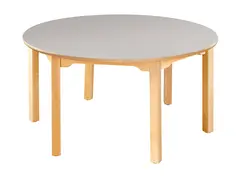 Popul&#228;r laminatbord runt &#248;120 cm H64 cm 06 Gr&#229;