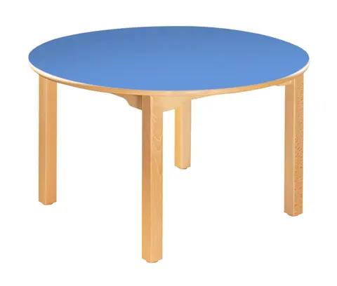 Populär laminatbord runt ø100 cm H64 cm 01 Blå 