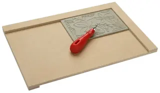 Linoleum sk&#228;rplatta 200 x 300 mm