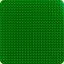 LEGO® DUPLO® Grön byggplatta L24 x B24 cm