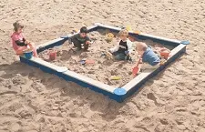 Sandlåda fyrkantig L270 x B270 cm 