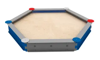 Sandlåda sexkantig L270 x B237 cm