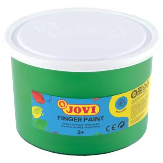 Fingerfärg på burk grön 500 ml