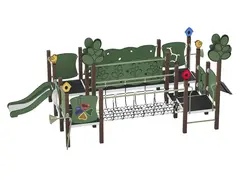 Queco 38 – Kombinationslekapparat L609 x B309x H264 cm