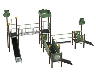 Queco 39 – Stor kombinationslek L825 x B534 x H384 cm