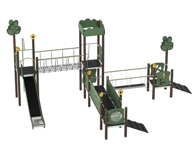 Queco 39 – Stor kombinationslek L825 x B534 x H384 cm 