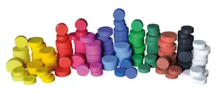Färgblock senior storpack Ø57 mm, 120 st