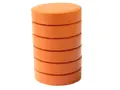 F&#228;rgblock senior orange &#216;57 mm, 6 st