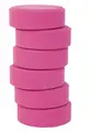 Färgblock senior rosa Ø57 mm, 6 st