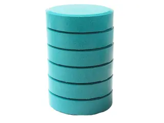 Färgblock senior mörkgrön Ø57 mm, 6 st
