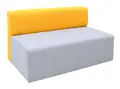 Mood Plus soffa med rygg Gr&#229;/Gul