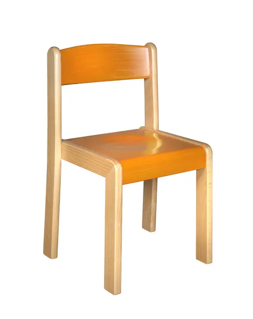 Populär stol stapelbar H30 cm 07 Orange 