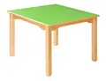 Popul&#228;r laminatbord B80 x D80 cm H46 cm 13 Ljusgr&#246;n