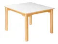 Popul&#228;r laminatbord B80 x D80 cm H70 cm 08 Vit