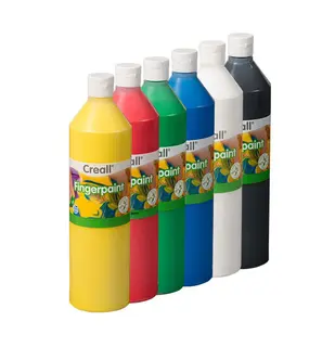 Creall fingerfärg baspaket 6 x 750 ml