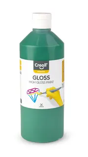 Creall färg grön Blank, 500 ml