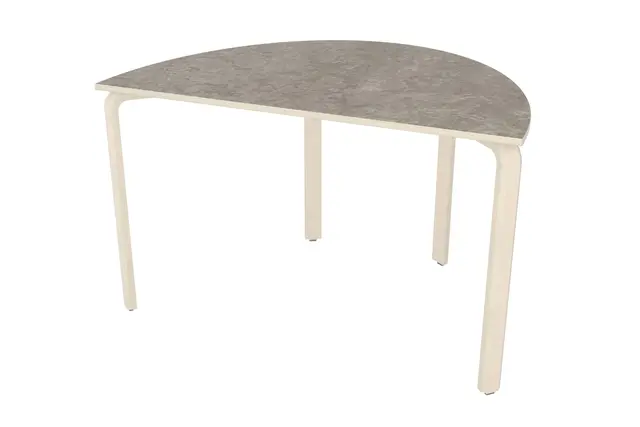 Alba akustikbord halvrunt H73 cm Grå 3146 