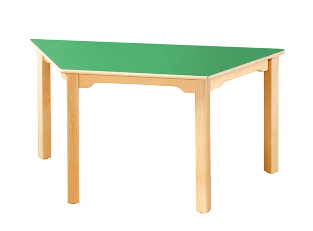 Populär laminatbord halv sexkant H70 cm 03 Grön 