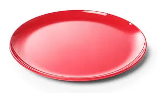 Tallrik Röd