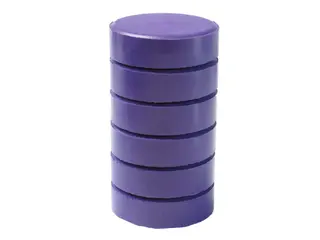 Färgblock junior lila Ø44 mm, 6 st