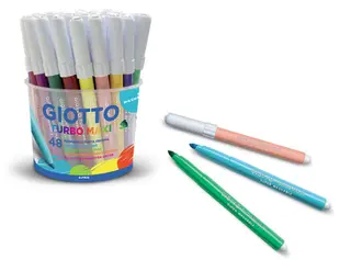 Giotto Turbo Maxi fiberpennor 48 st