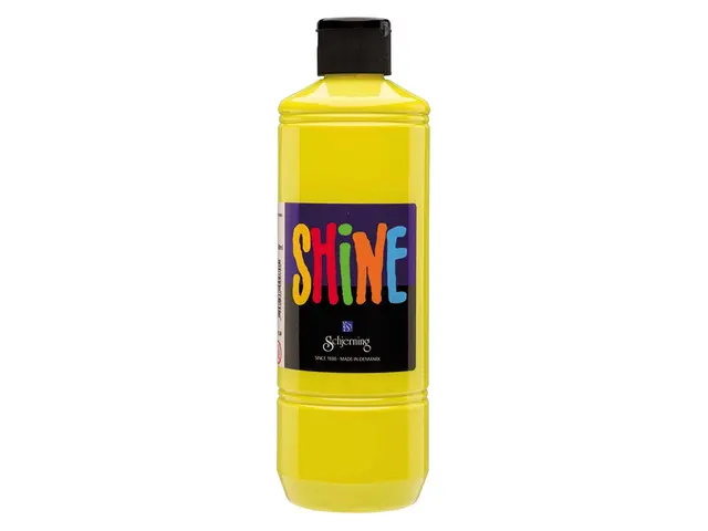 Akrylfärg gul 500 ml 