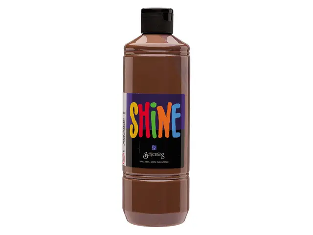 Akrylfärg brun 500 ml 