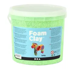 Foamlera neongrön 560 g
