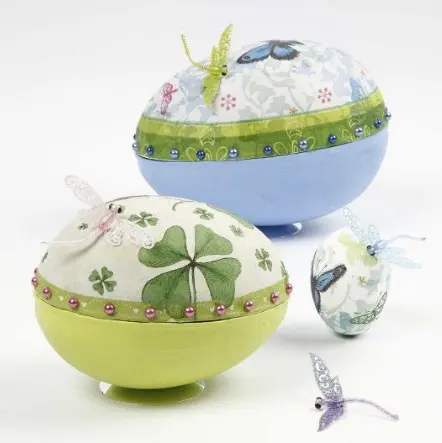 Påskägg mix Ø10/12 /15 cm, 6 st 
