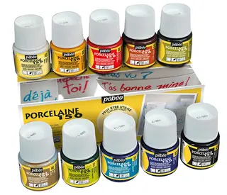 Porslinsf&#228;rg startset 10 st x 45 ml