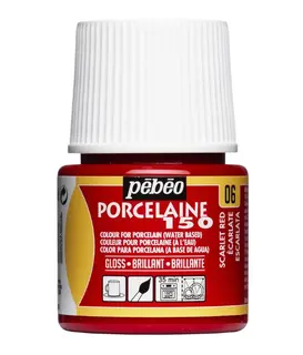 Porslinsfärg röd 45 ml