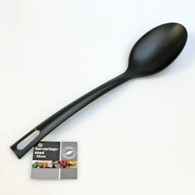 Serveringssked svart L32 cm 