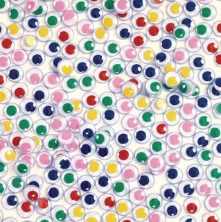 Plast&#246;gonmix f&#228;rgade 10 mm, 1000 st