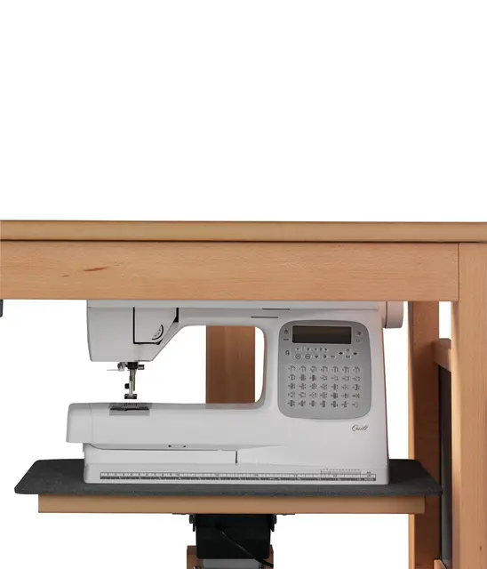 Sjöbergs symaskinbord ljusgrå med elhiss L120 x B60 x H90 cm 