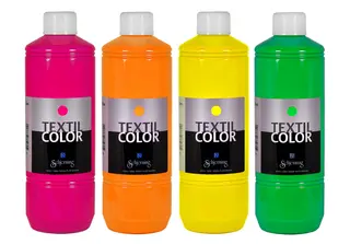 Textilf&#228;rg neon 4 x 500 ml