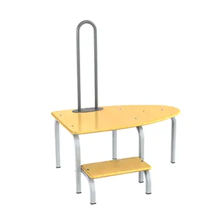 Halvan p&#229;kl&#228;dningsb&#228;nk B83 x D50 x H37 cm