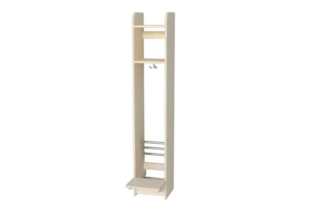Dal klädfack med sittbänk 1 fack B28 x D45 x H150 cm 