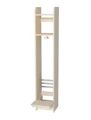 Dal kl&#228;dfack med sittb&#228;nk 25 cm pr. fack