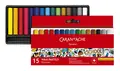 Caran d'Ache vaxkritor 15 st