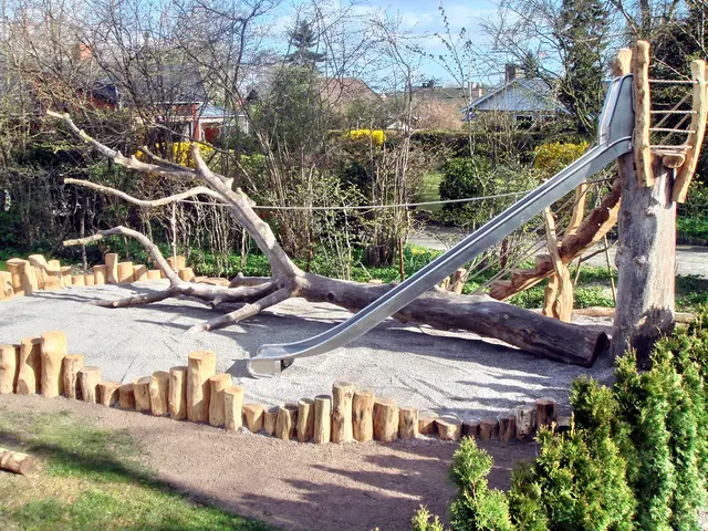 Terrängrutschkana i rostfritt stål L250 x B50 x H100 m 