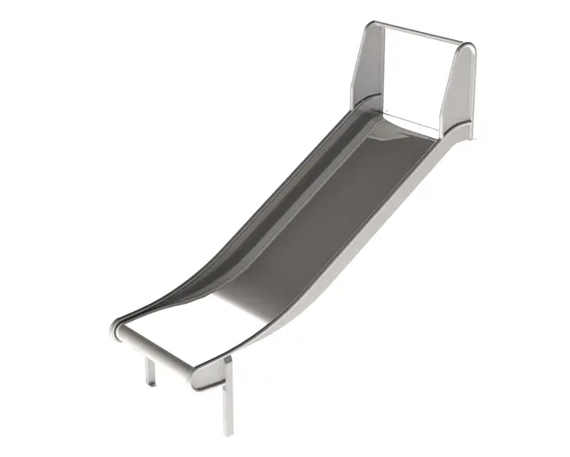 Terrängrutschkana bred L400 x B100 x H200 cm 