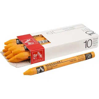 Caran d'Ache Neocolor I orange 10 st