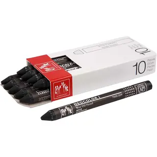 Caran d'Ache Neocolor I svart 10 st