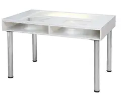 Ljus- och förstoringsbord L125 x B75 x H73 cm