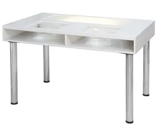 Ljus- och förstoringsbord L125 x B75 x H73 cm