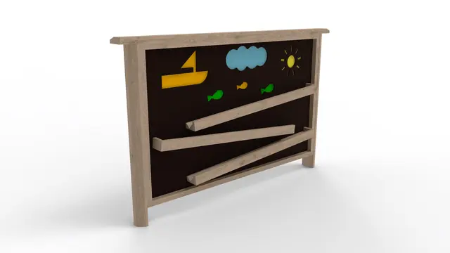 Sensorisk utomhustavla L230 x H130 cm 